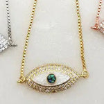 Load image into Gallery viewer, Chrysalini Oval Mati Eye Bracelet-DB1465