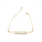 Load image into Gallery viewer, Chrysalini CZ Bar Bracelet-DB1480