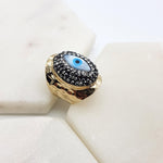 Load image into Gallery viewer, Chrysalini Mati Eye Eclipse Ring- DBR111