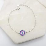 Load image into Gallery viewer, Chrysalini Mati Sterling Silver Charm Bracelet- DBST53