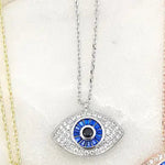 Load image into Gallery viewer, Chrysalini Large Mati Eye Necklace-EN3005