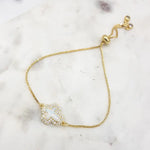 Load image into Gallery viewer, Chrysalini Opalite Cross Bracelet-DB1630