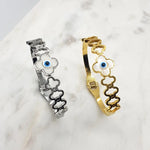 Load image into Gallery viewer, Chrysalini Shell Inlay Mati Bangle