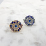 Load image into Gallery viewer, Chrysalini Mati Eye Ring- DBR0032