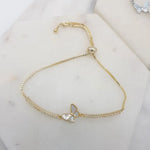 Load image into Gallery viewer, Chrysalini CZ Butterfly Bracelet-DB1632