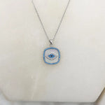 Load image into Gallery viewer, Chrysalini Mother of Pearl Mati Eye Necklace- EN3080