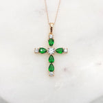 Load image into Gallery viewer, Chrysalini Crystal Cross-EN3140