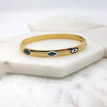 Load image into Gallery viewer, Chrysalini Mati Eye Bangle- EB6037