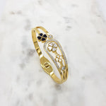 Load image into Gallery viewer, Chrysalini Clover Bangle- EB6080