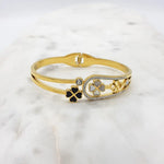 Load image into Gallery viewer, Chrysalini Clover Bangle- EB6080