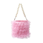 Load image into Gallery viewer, Pink Poppy Ballerina Ruffle Hand Bag