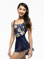 Load image into Gallery viewer, Eleve Kubra Leotard- Navy Blossoms