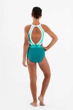 Load image into Gallery viewer, Sylvia P Caribbean Wisteria leotard