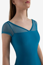 Load image into Gallery viewer, Coastal Bloom Coral Leotard