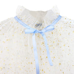 Load image into Gallery viewer, Pink Poppy Disney Frozen Gold Snowflakes Cape