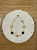 Load image into Gallery viewer, Chrysalini Mother of Pearl Clover Bracelet-Gold DB3500