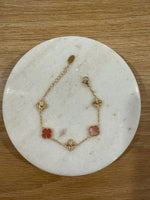 Load image into Gallery viewer, Chrysalini Mother of Pearl Clover Bracelet-Gold DB3500