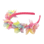 Load image into Gallery viewer, Pink Poppy Flower Pearl Headband