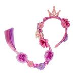 Load image into Gallery viewer, Pink Poppy Princess Braided Headband