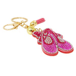Load image into Gallery viewer, Pink Poppy Ballerina Jewelled Bag Charm