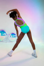 Load image into Gallery viewer, Sylvia P Neon Daphne Leotard