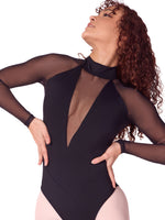 Load image into Gallery viewer, Capezio Long Sleeve Mesh leotard