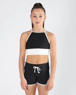 Load image into Gallery viewer, Energetiks Mave Crop Top- Black