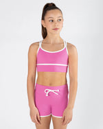 Load image into Gallery viewer, Energetiks Zuri Crop Top-Pink Blossom