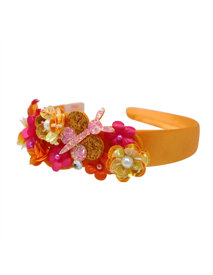Pink Poppy Emma Memma Floral Headband