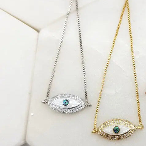 Chrysalini Oval Mati Eye Bracelet-DB1465