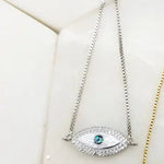 Load image into Gallery viewer, Chrysalini Oval Mati Eye Bracelet-DB1465
