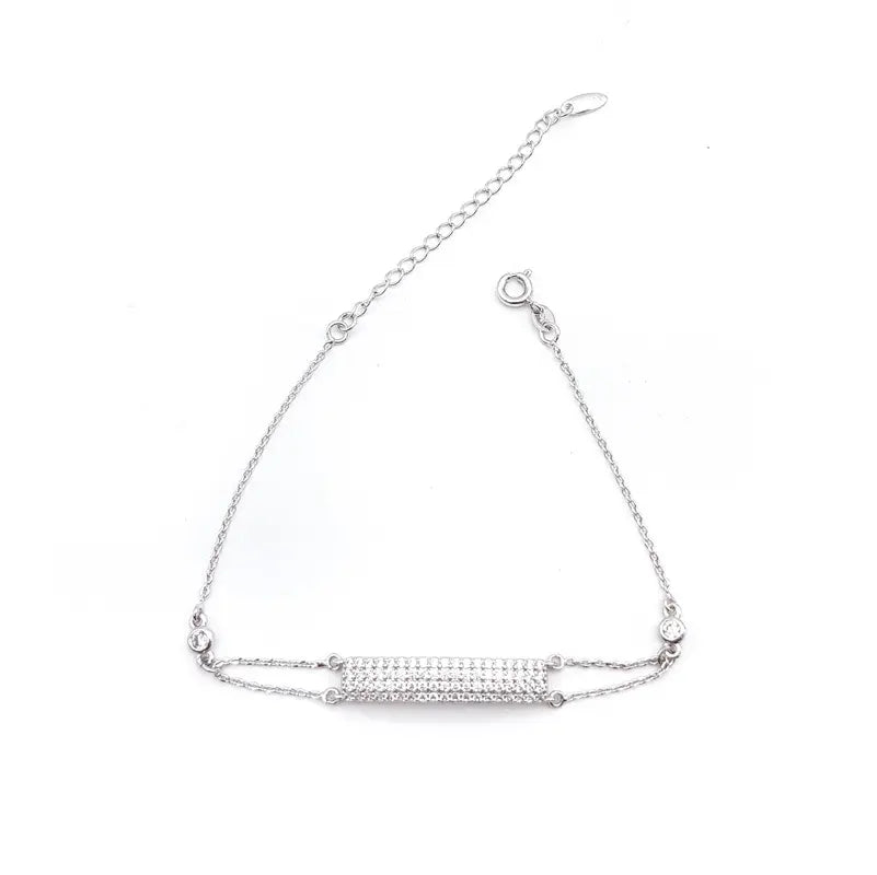Chrysalini CZ Bar Bracelet-DB1480
