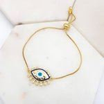 Load image into Gallery viewer, Chrysalini Sparkling Mati Eye Bracelet-DB1542
