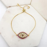 Load image into Gallery viewer, Chrysalini CZ Multi Colour Mati Bracelet-DB1546
