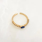 Load image into Gallery viewer, Chrysalini Mati Eye Ring- DBR0011
