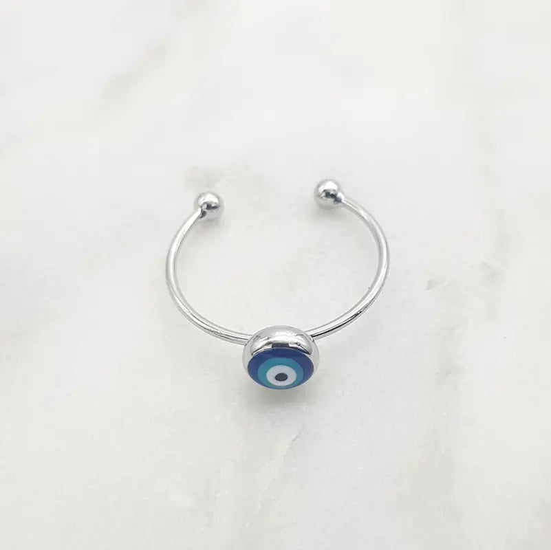 Chrysalini Mati Eye Ring- DBR0020W