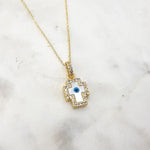 Load image into Gallery viewer, Chrysalini Cross CZ Necklace- EN3048
