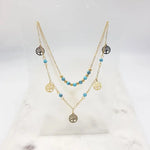 Load image into Gallery viewer, Chrysalini Tree of Life Double Necklace-EN3420

