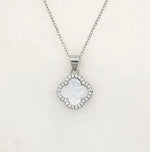 Load image into Gallery viewer, Chrysalini Clover CZ Necklace

