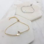 Load image into Gallery viewer, Chrysalini CZ Butterfly Bracelet-DB1632
