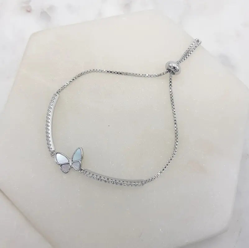 Chrysalini CZ Butterfly Bracelet-DB1632
