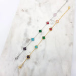 Load image into Gallery viewer, Chrysalini Mixed Crystal Clover Bracelet-DB3502
