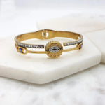 Load image into Gallery viewer, Chrysalini Flower Mati Bangle- EB6035
