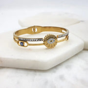 Chrysalini Flower Mati Bangle- EB6035