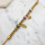 Load image into Gallery viewer, Chrysalini Mati Charm Bracelet-DB3415
