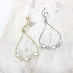 Load image into Gallery viewer, Chrysalini CZ 5 Clover Bracelet-DB1638
