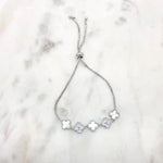 Load image into Gallery viewer, Chrysalini CZ 5 Clover Bracelet-DB1638
