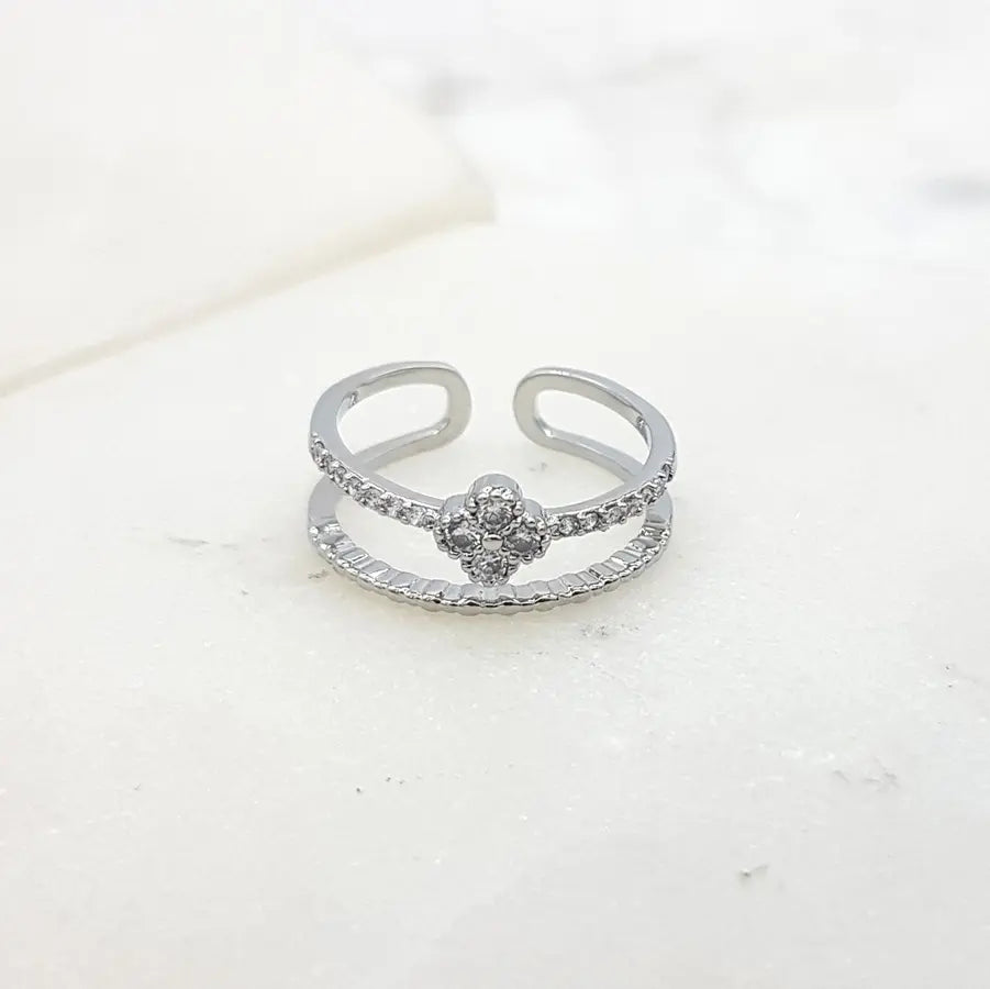 Chrysalini Clover Ring- ER2022