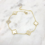 Load image into Gallery viewer, Chrysalini Fine CZ Clover Bracelet DB3501
