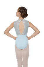 Load image into Gallery viewer, Ainsliewear Daphne Leotard-Ice Blue Kids
